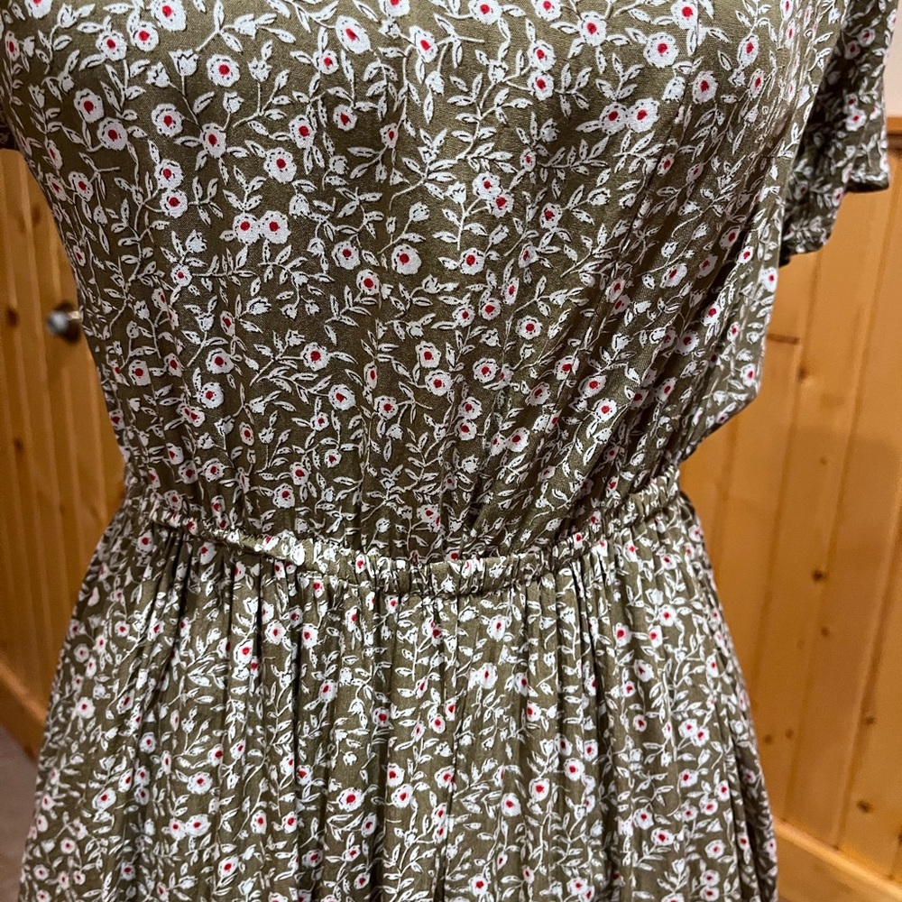 Cinnie country grannycore prairie girl dress cotton floral - Picture 3 of 7